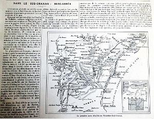 Plan du Sud oranais - Beni-Abbes 